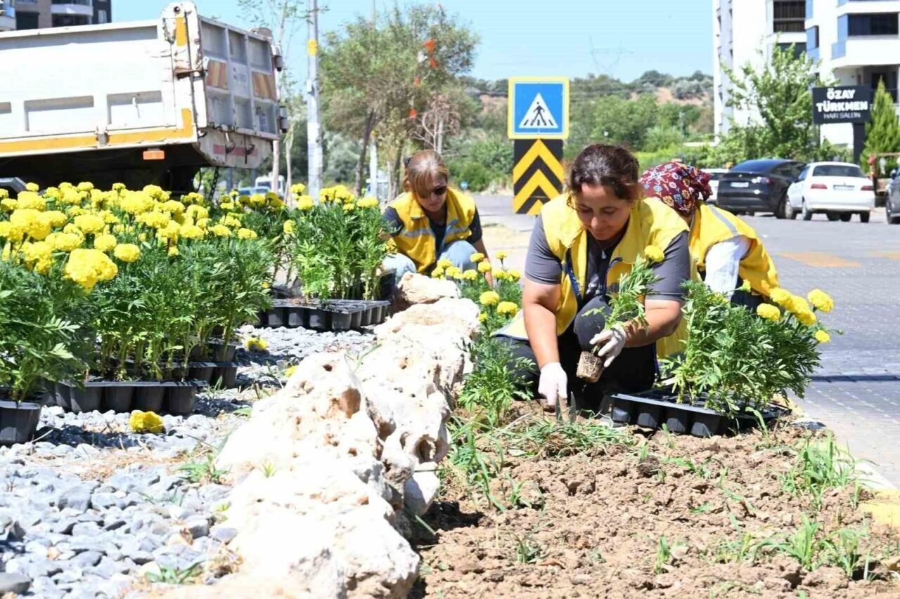 Aydın Büyükşehir’den Nazilli’de temizlik ve peyzaj çalışması