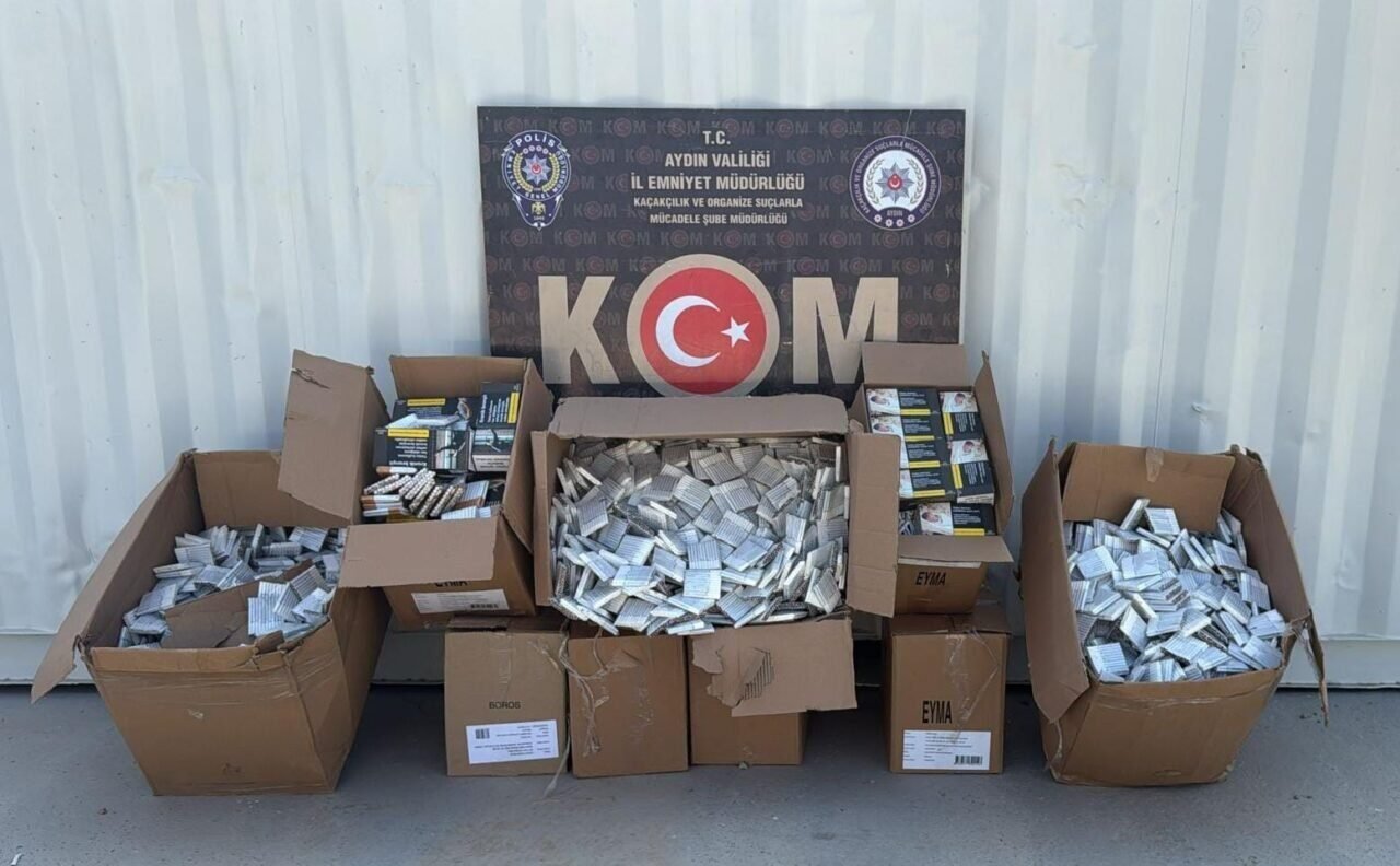 Aydın’da 101 bin 800 adet doldurulmuş makaron ele geçirildi Aydın’da 101 bin 800 adet doldurulmuş makaron ele geçirildi
