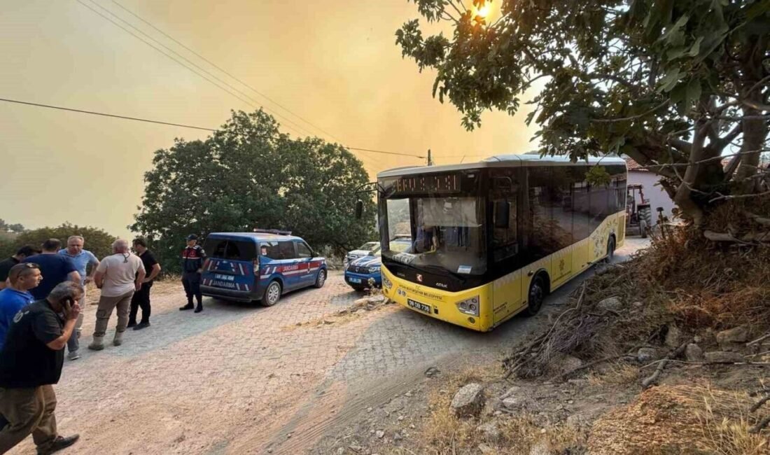 Efeler ilçesine bağlı Savrandere Mahallesi yakınlarında çıkan ve hızla yayılan