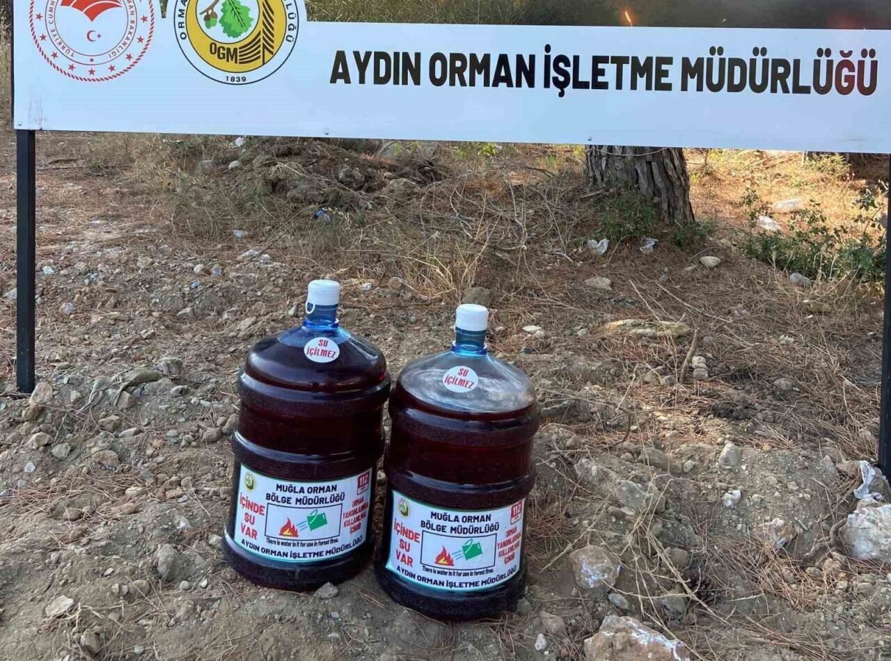 Aydın’da yangınlara ilk müdahale için damacana çözümü