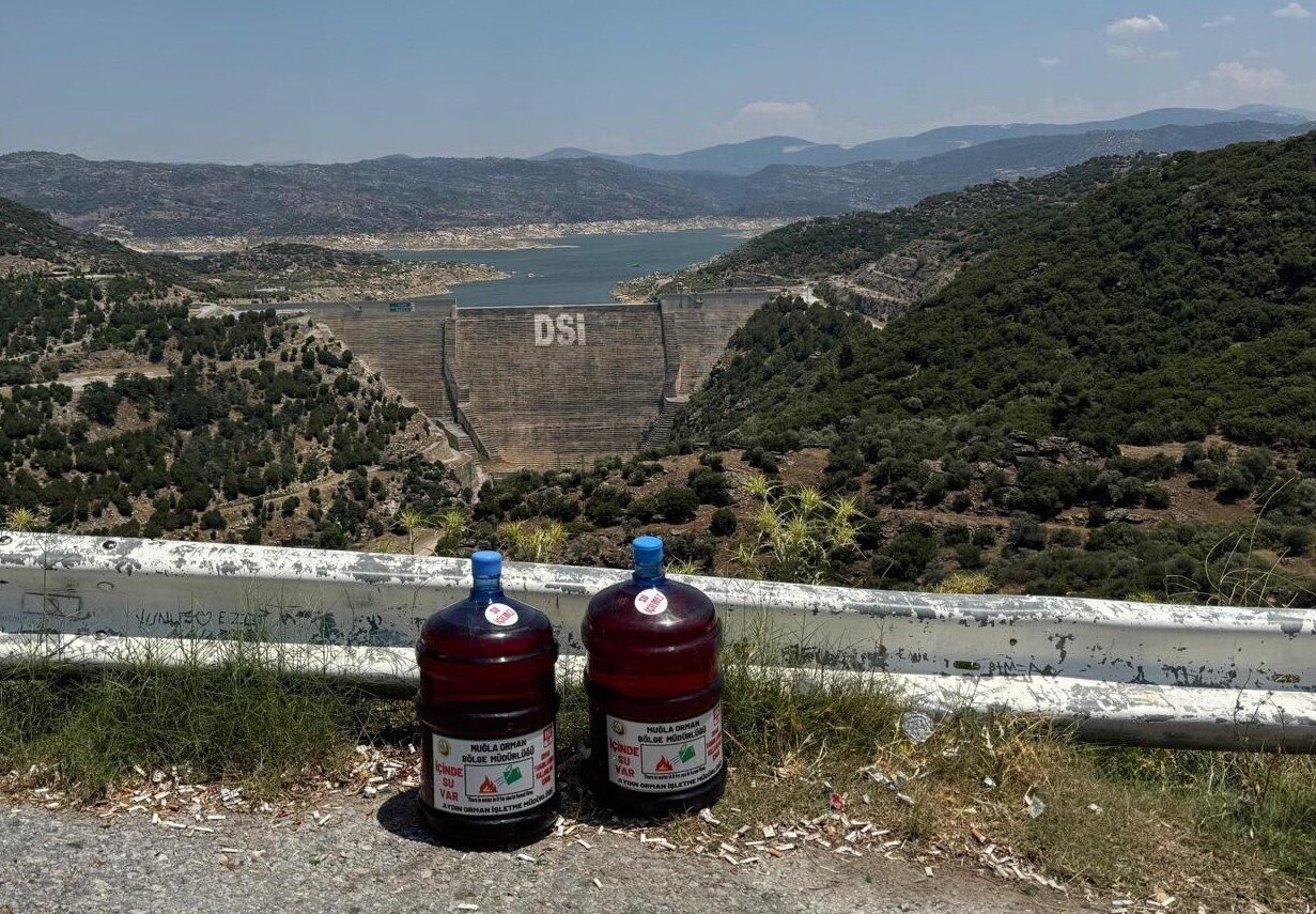 Aydın’da yangınlara ilk müdahale için damacana çözümü