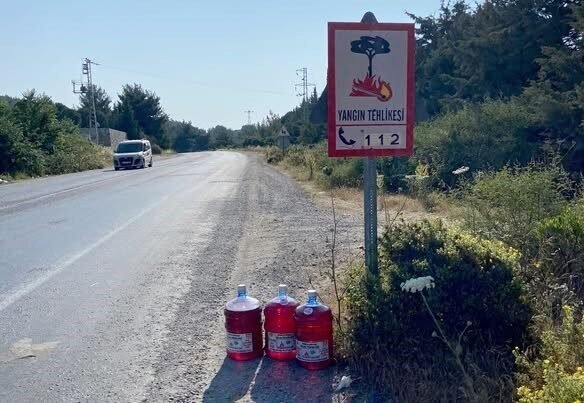 Aydın’da orman yangınlarına ilk müdahale amaçlı yol kenarlarına bin adet
