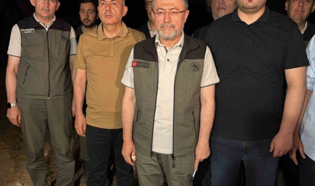Tarım ve Orman Bakanı İbrahim Yumaklı, İzmir’in Menderes ilçesindeki yangınla