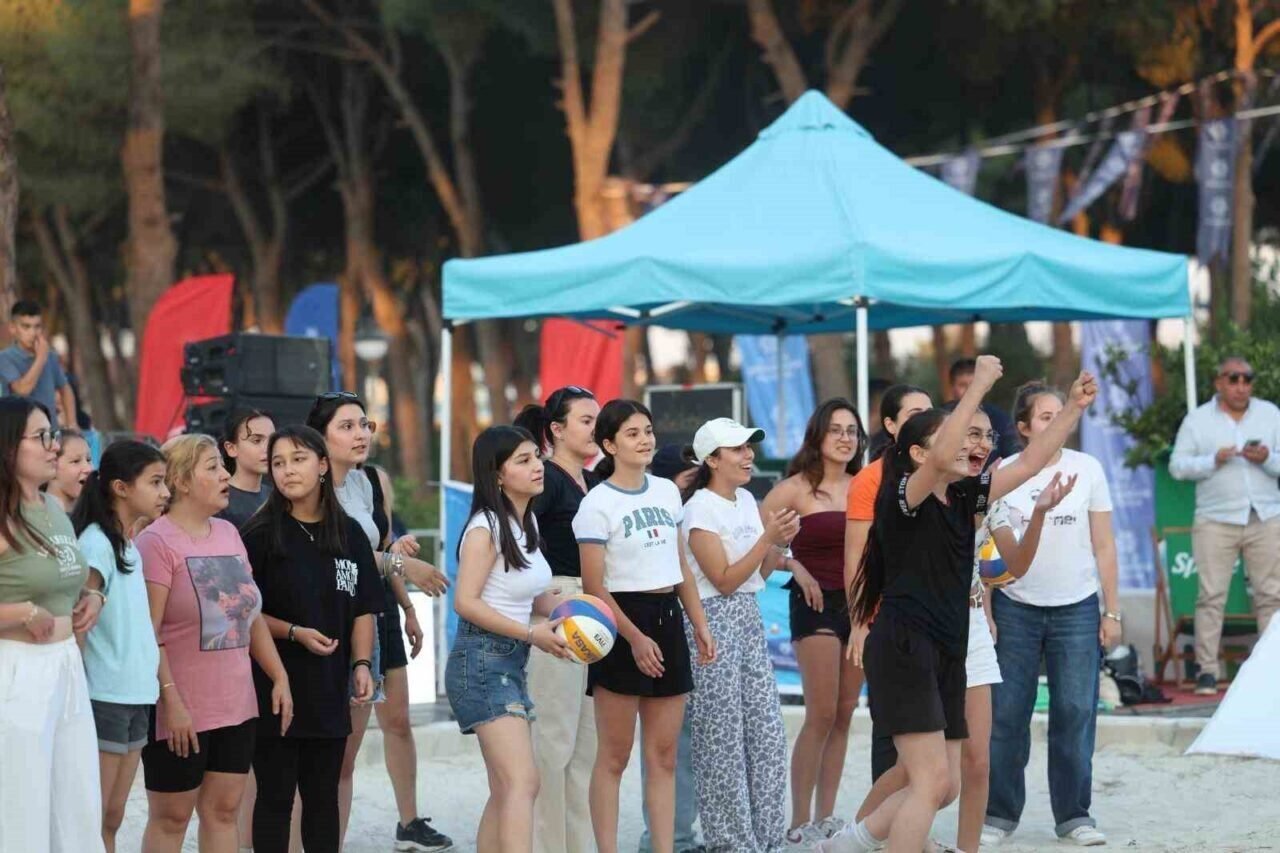 Başkan Çerçioğlu, sporseverleri Aydın Tekstil Park’ta buluşturdu