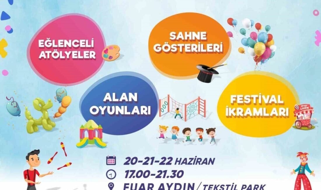 Aydın Büyükşehir Belediyesi tarafından yaz tatiline girmeye hazırlanan çocuklar için