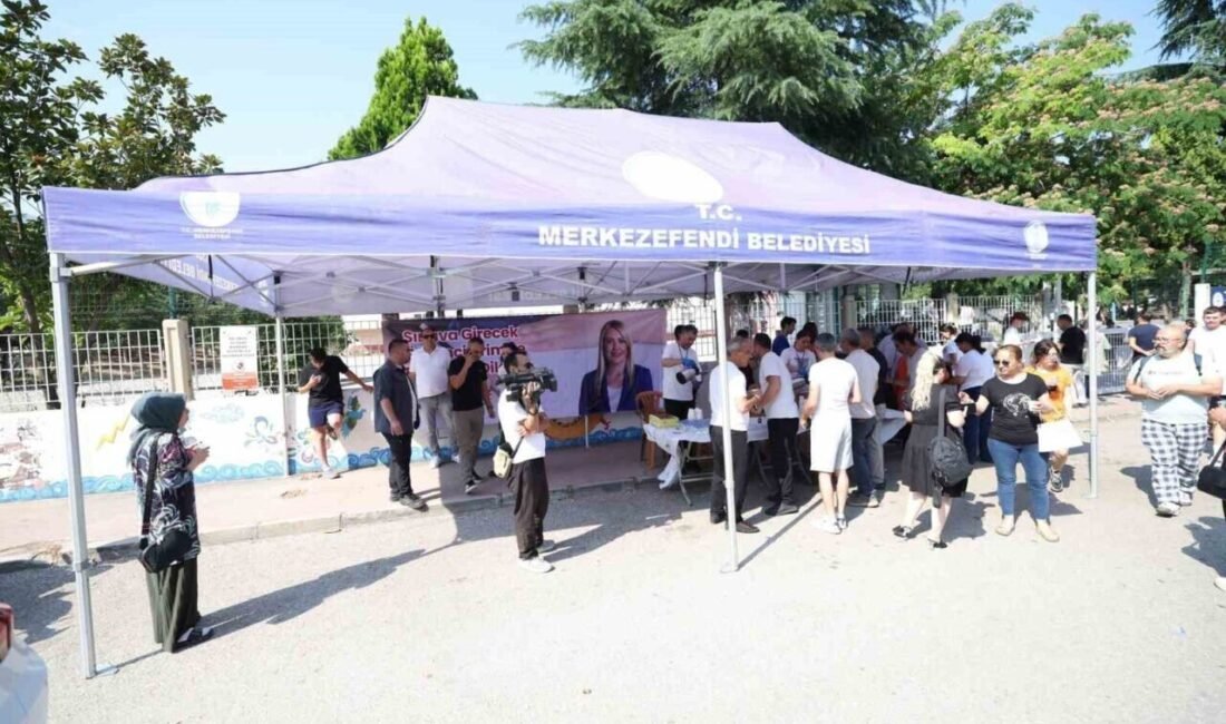 Merkezefendi Belediyesi tarafından Yükseköğretim Kurumları Sınavı’na giren öğrencilere ve öğrencilerin