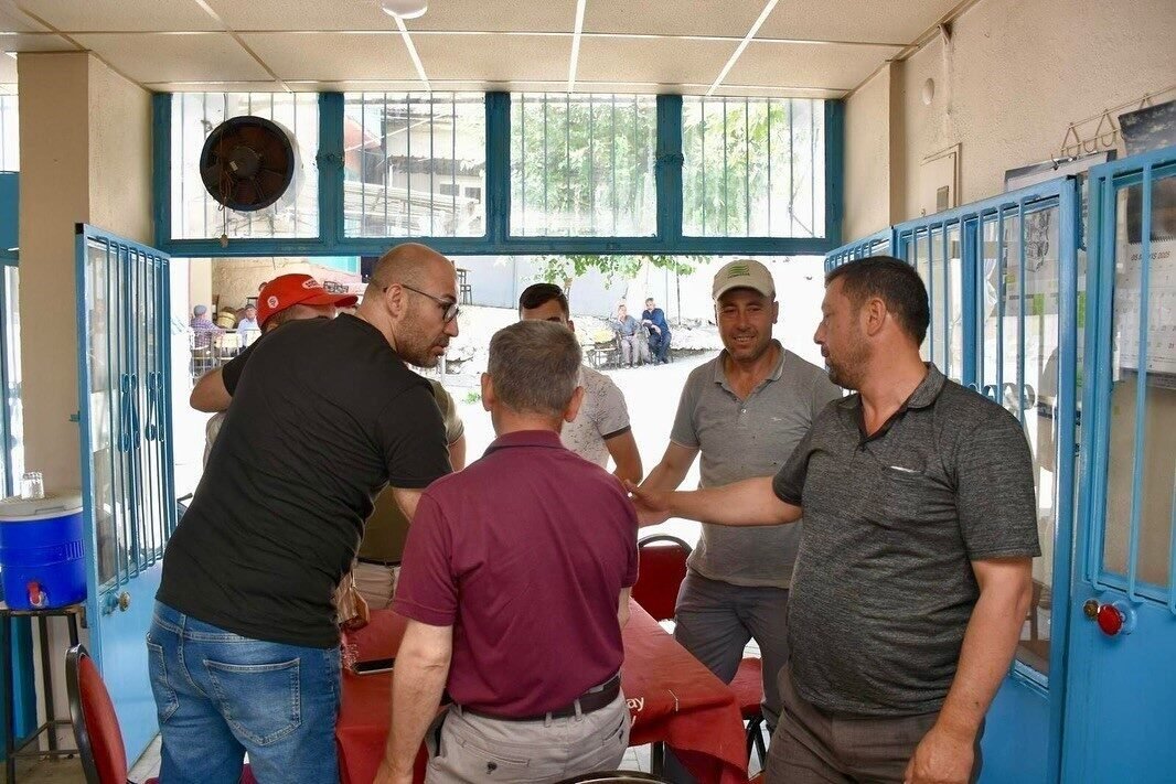 Başkan Zenirci orman yangını çalışmalarını yerinde takip etti