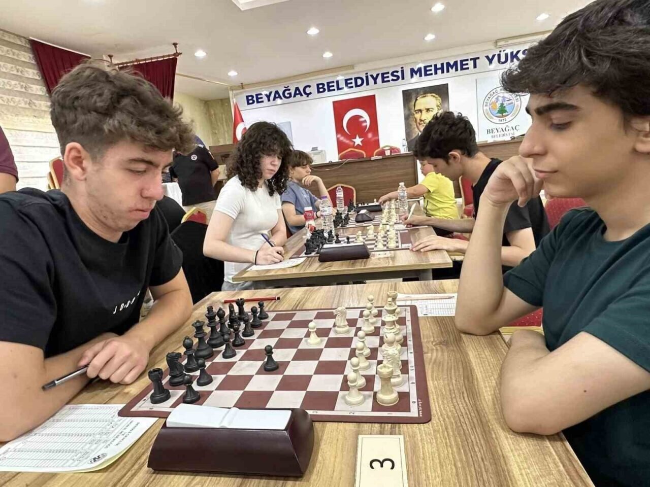 Beyağaç Belediyesi 3. Geleneksel Satranç Turnuvası sona erdi