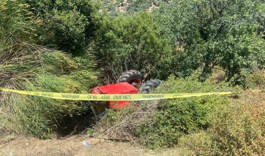 Aydın’ın Çine ilçesinde meydana gelen traktör kazasında 1 kişi hayatını