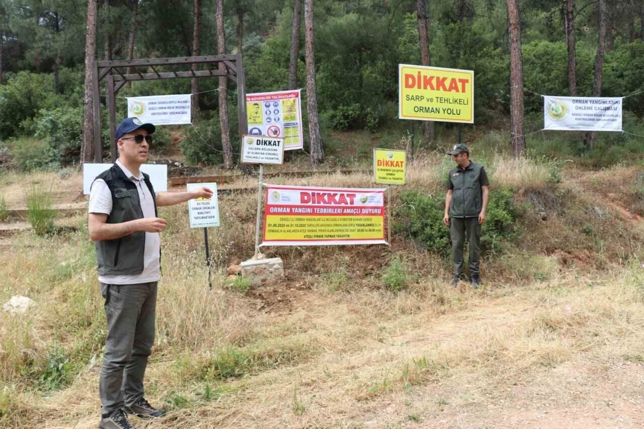 Denizli Orman Bölge Müdürlüğü artan orman yangınlarına karşı uyarı