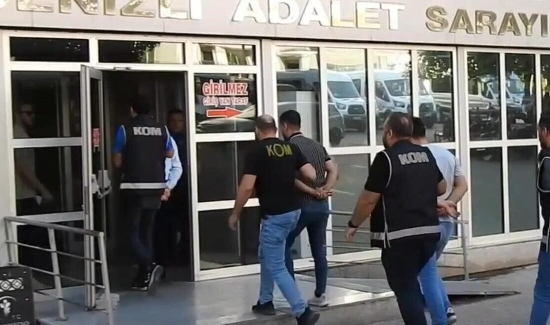 Denizli’de 5 şahsı mağdur ettiği tespit edilen 3 şüpheli yapılan