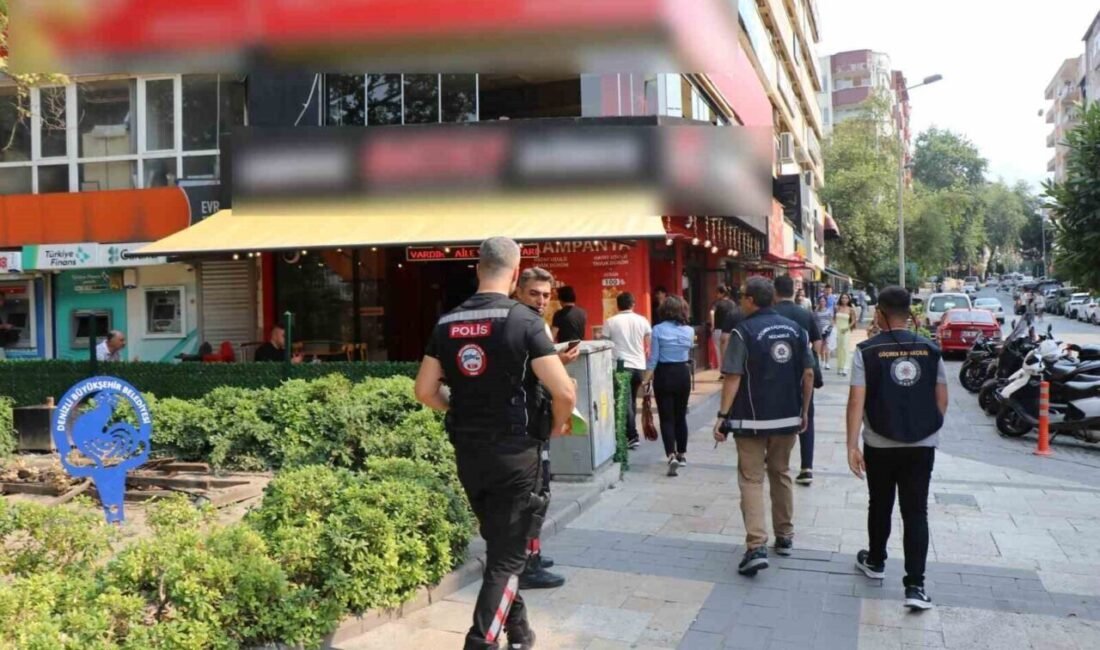Denizli Emniyet Müdürlüğüne bağlı ekipler, kent genelindeki kayıt dışı istihdam