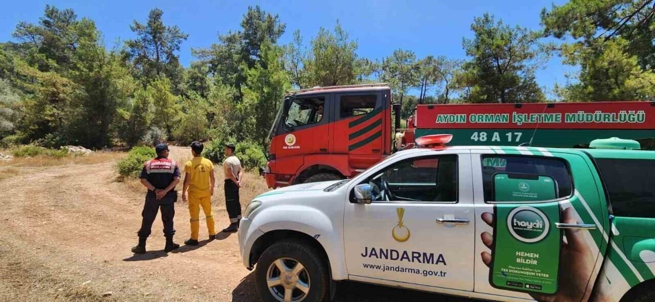 Didim’de jandarma ekipleri vatandaşları orman yangınlarına karşı bilinçlendirdi