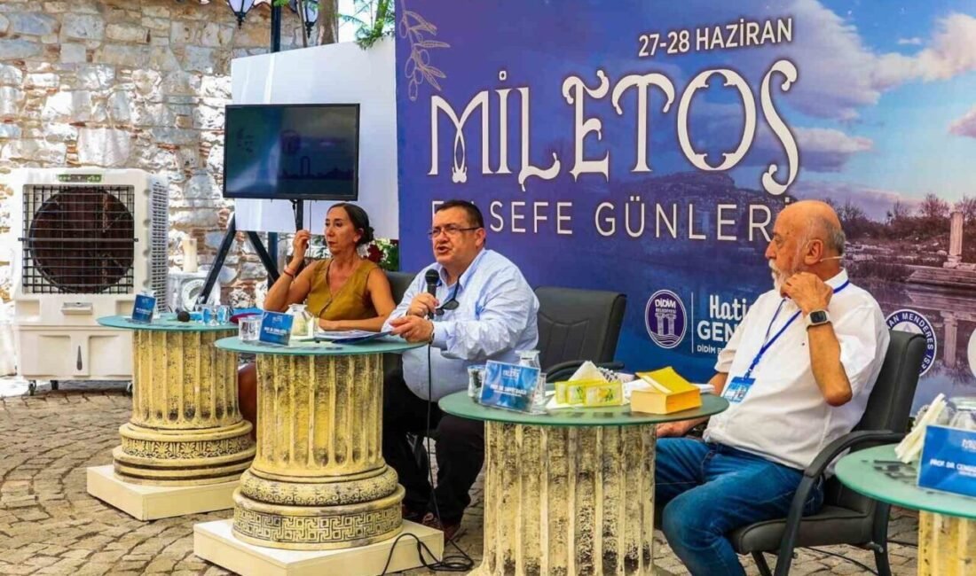 Didim Belediyesi tarafından düzenlenen Miletos Felsefe Günleri başladı. Didim Belediyesi