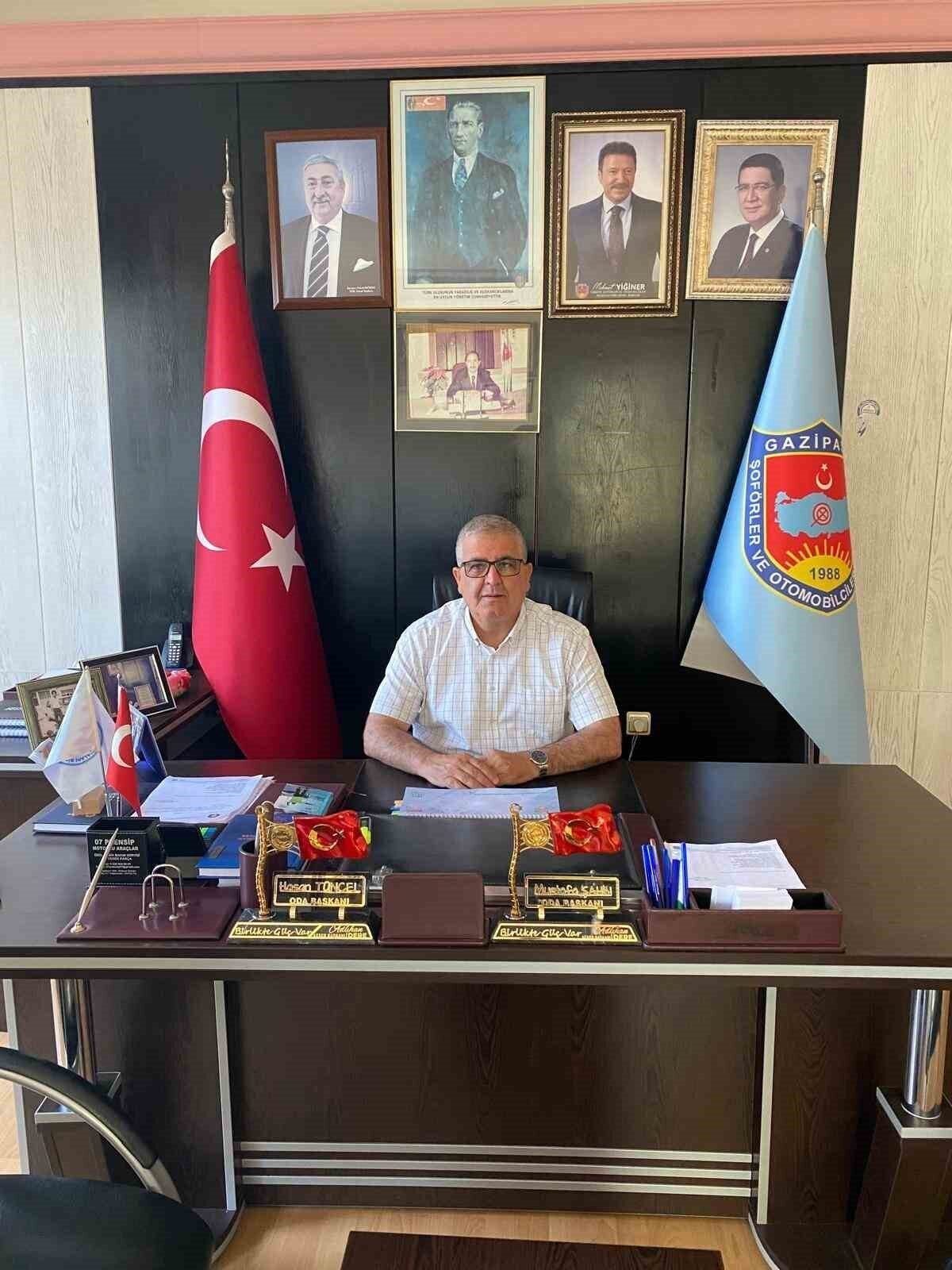 Gazipaşa’da korsan taşımacılık yapan 5 araç trafikten men edildi