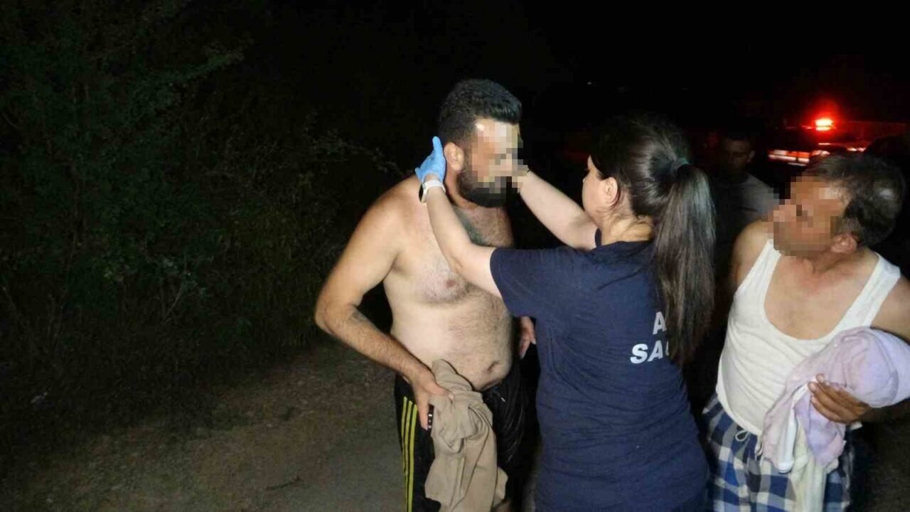 Irmaktaki adacıkta mahsur kaldılar, kurtarıldıktan sonra ceza yediler