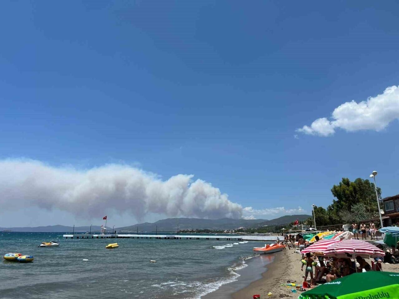 İzmir Menderes’te orman yangını İzmir Menderes’te orman yangını