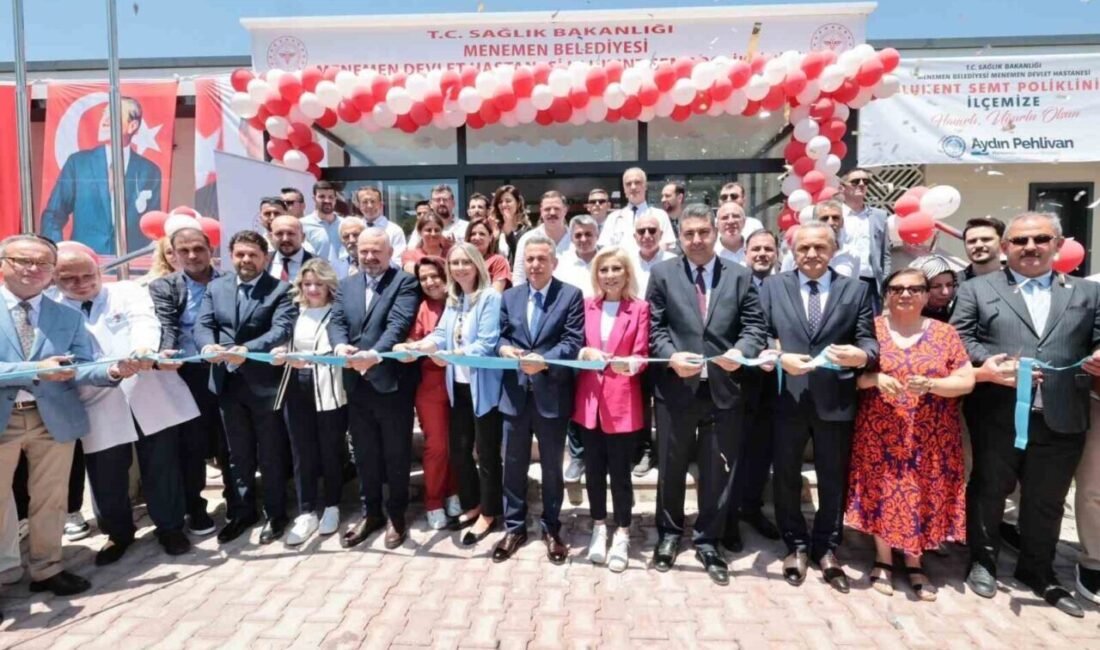 Menemen Belediyesi tarafından yapımı tamamlanan Ulukent Semt Polikliniği, Sağlık Bakanlığı’na