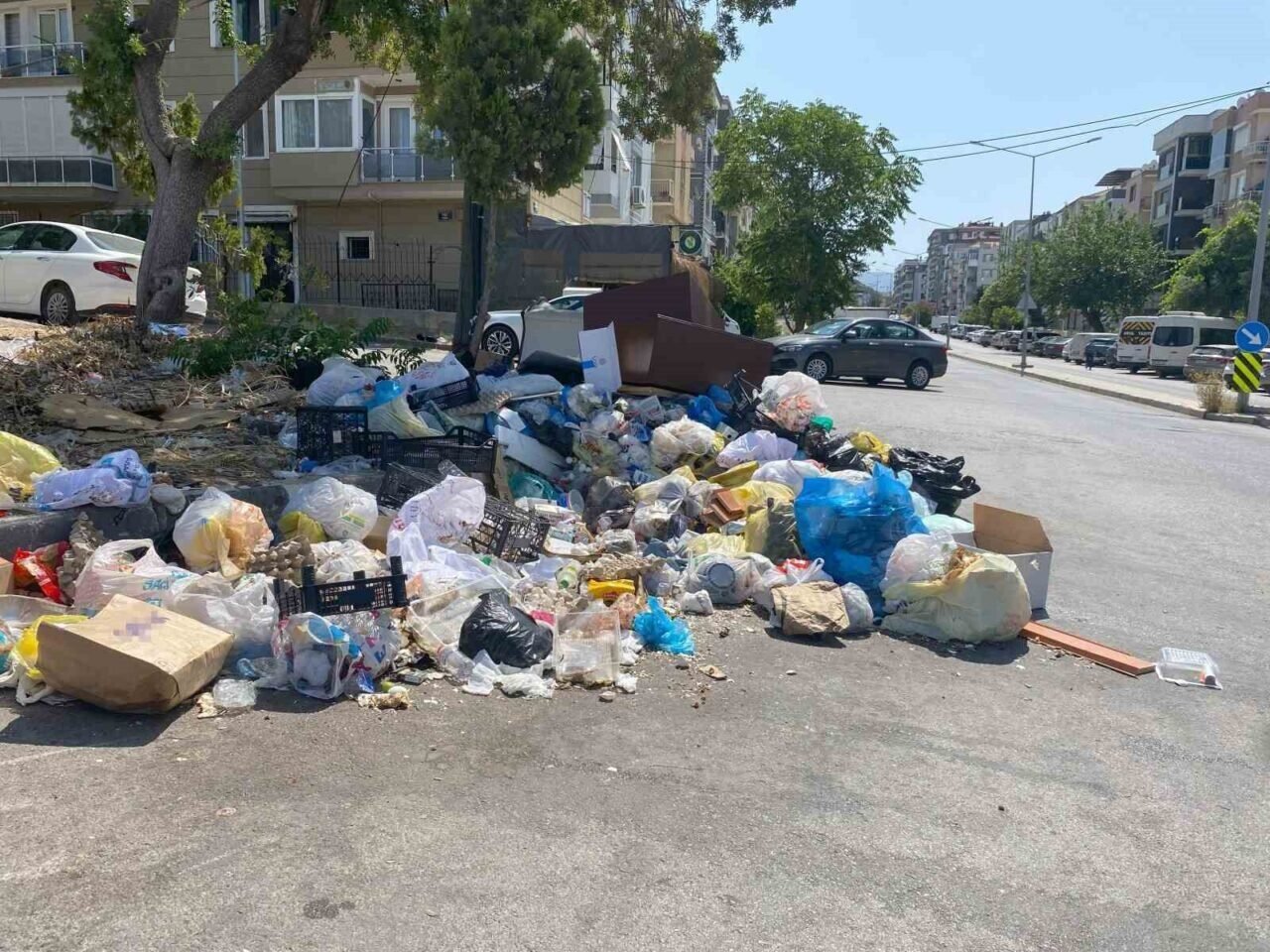 İzmir’in çöple dolu sokakları Hindistan’ı andırıyor