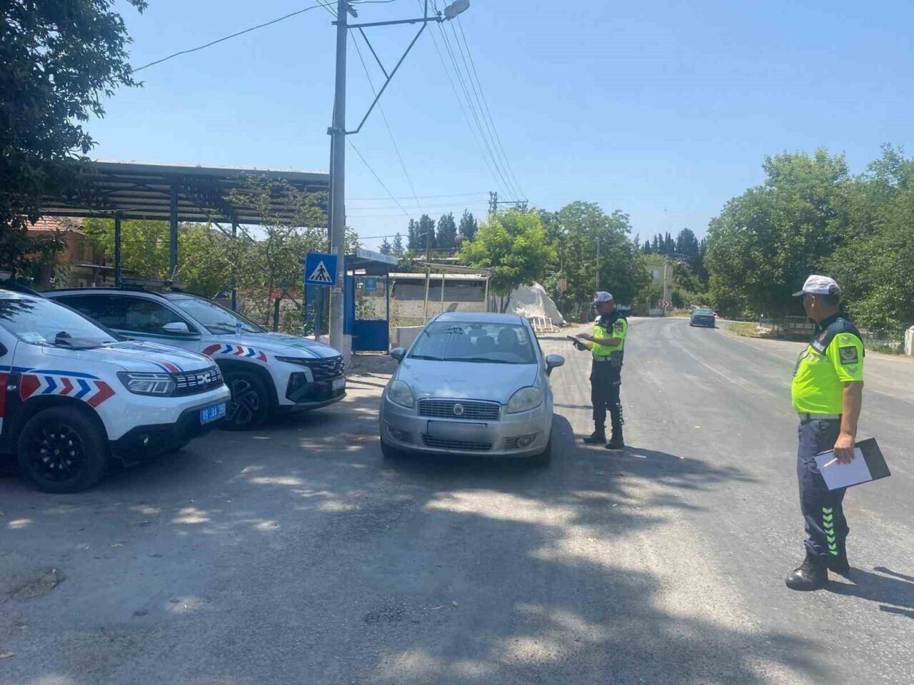 Jandarmadan havadan trafik denetimi