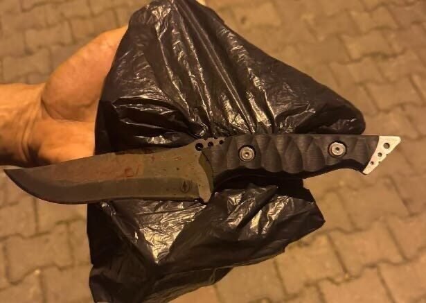 KADES ihbarına gelen polisi bıçakladı