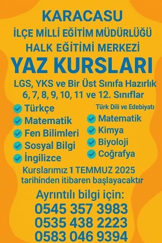 Karacasu’da yaz tatili eğitimle değerlendirilecek Karacasu’da yaz tatili eğitimle değerlendirilecek