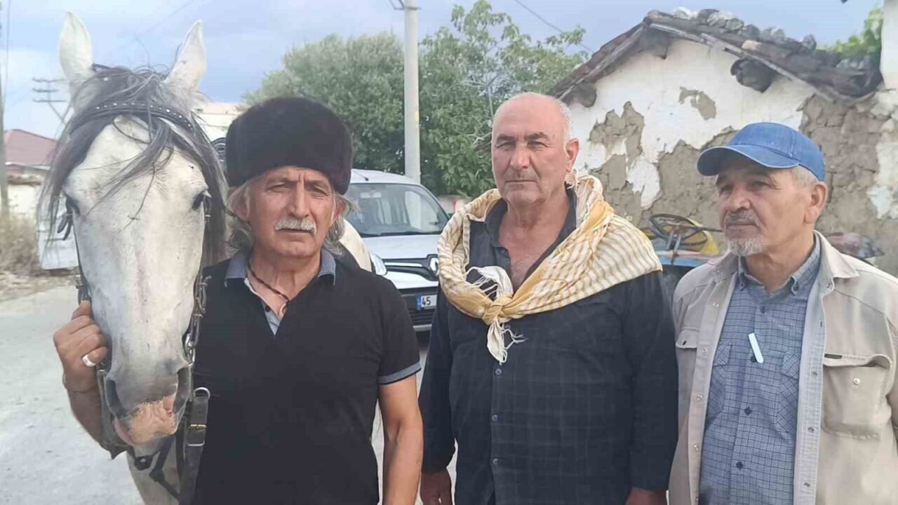 Kaymakamın atı köylünün gönlünü şaha kaldırdı