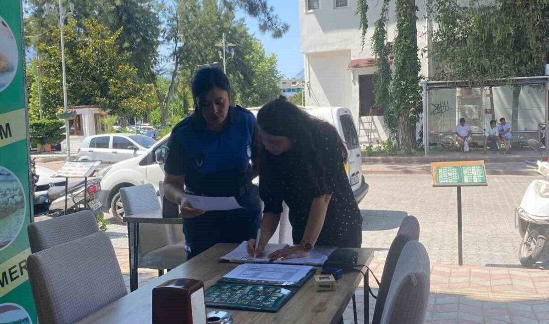 Kemer Belediyesi Zabıta Müdürlüğü ekipleri ilçe genelinde lokanta, restoran, kafe
