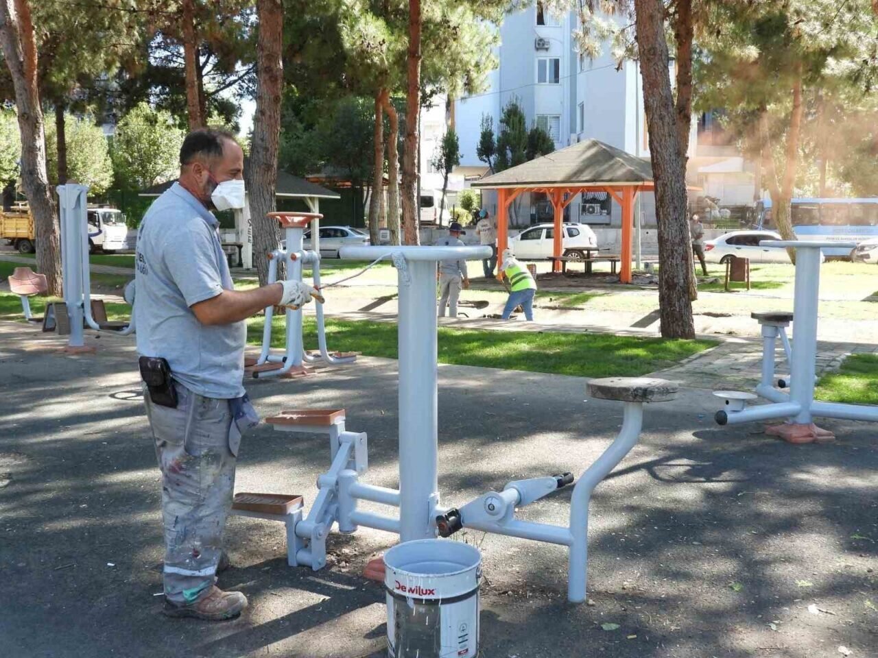 Kepez’de 80’inci park modernize edildi