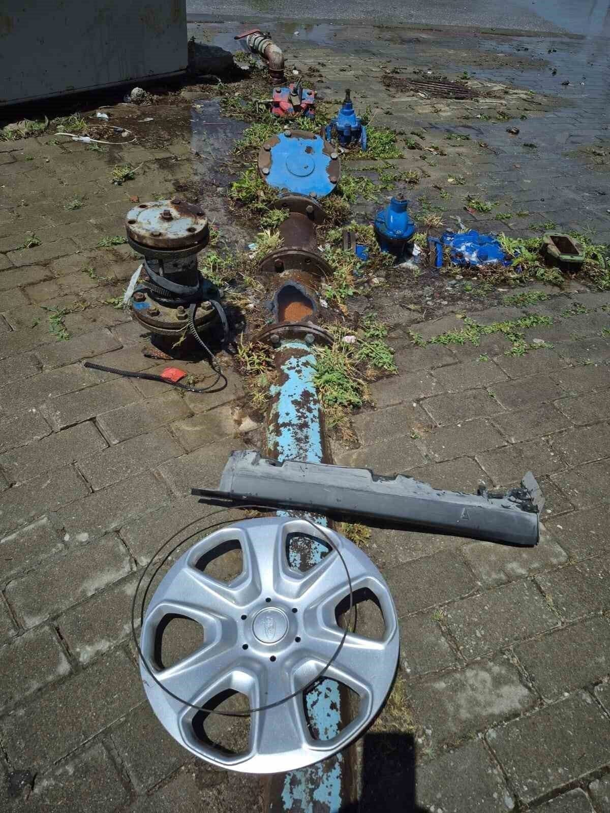Kopan vanadan sular boşa aktı