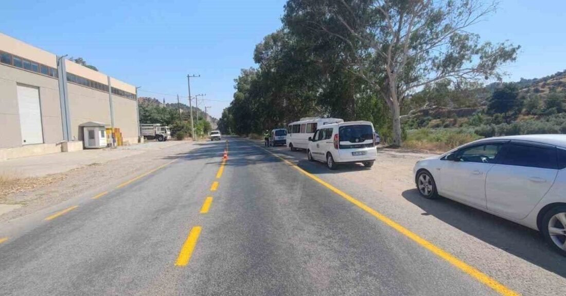 Aydın’ın Köşk ilçesinde yapılan şok trafik uygulamasında 94 şahıs ve