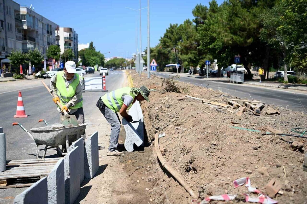 Kuşadası Belediyesi’nden Güzelçamlı’ya hizmet seferberliği