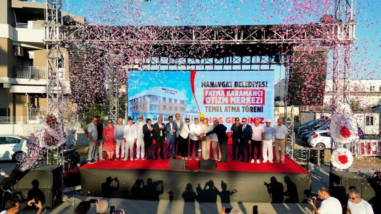 Manavgat Belediyesi Fatma Karamancı Otizm Merkezi’nin temeli atıldı
