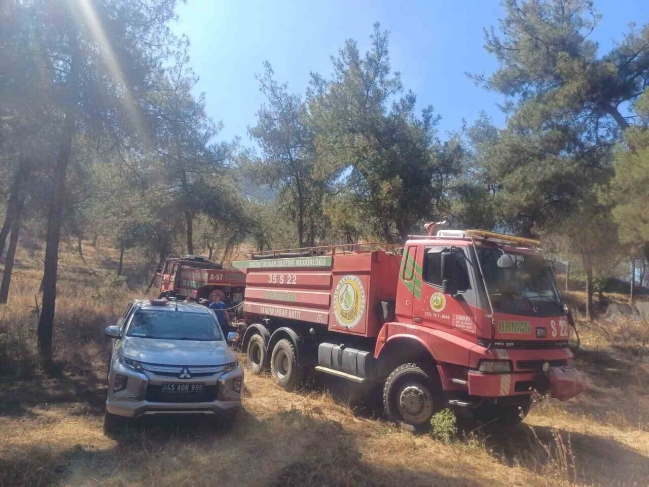 Manisa’daki yangın hızlı müdahale ile söndürüldü