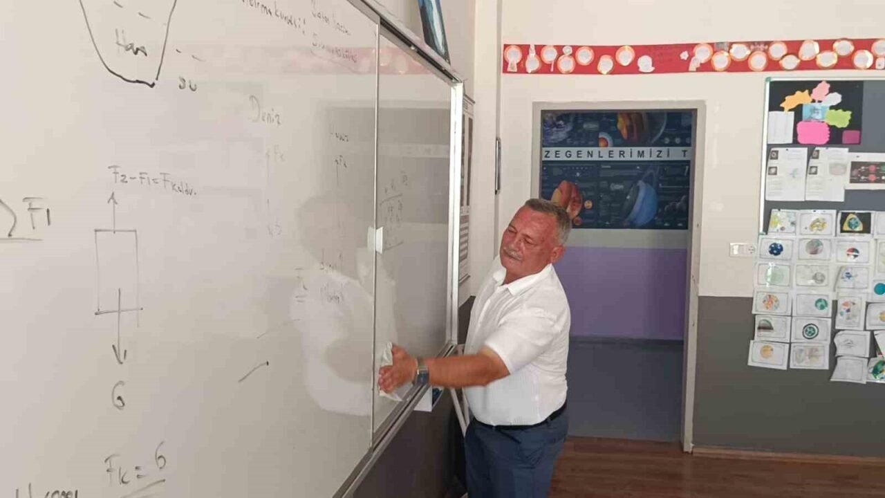 Manisa’nın ’Hademe Ressamı’ gençlere ilham veriyor