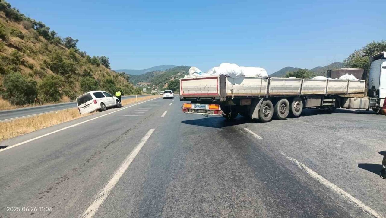 Milas-Söke Karayolu’nda trafik kazası