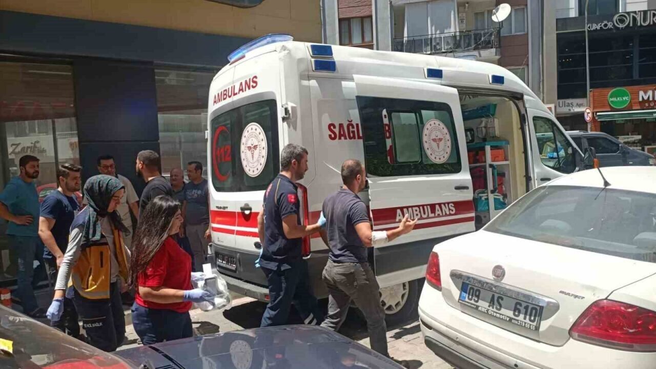 Motosiklet sürücüsünün öfkesi hastanelik etti