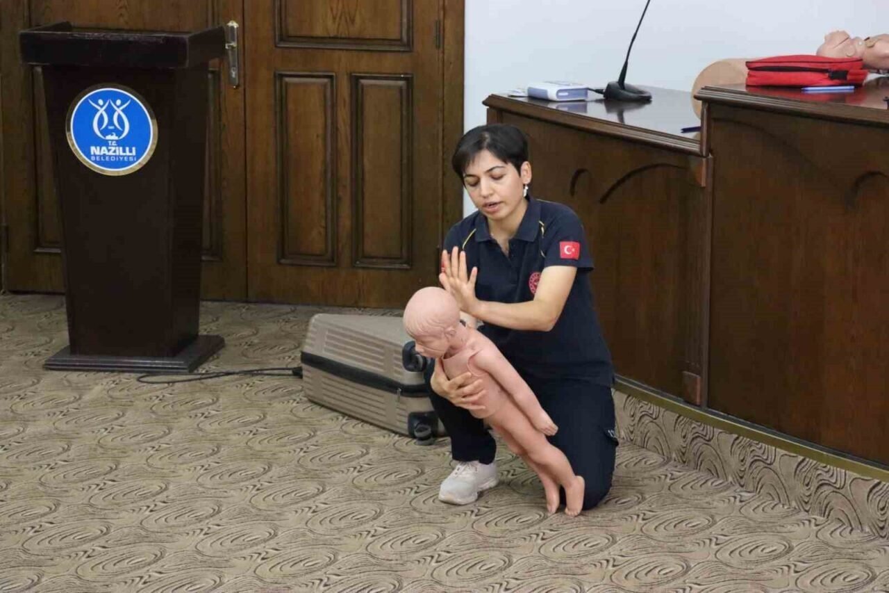 NAFAD ilk yardım eğitimini tamamladı