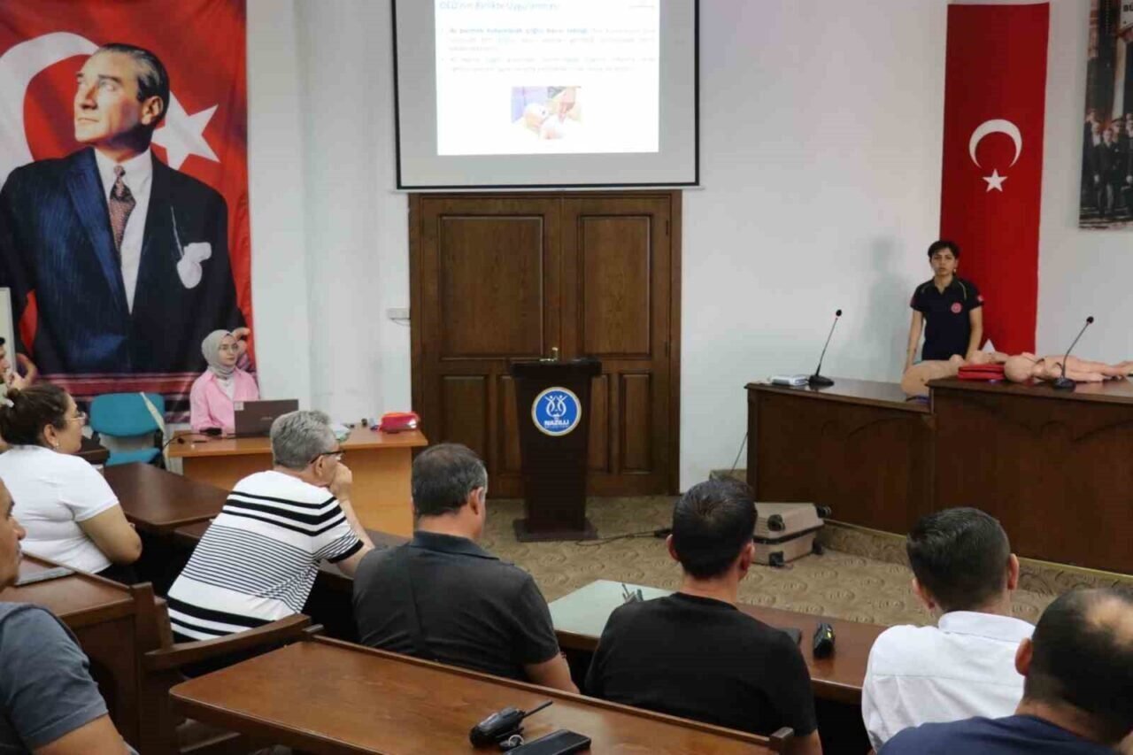 NAFAD ilk yardım eğitimini tamamladı