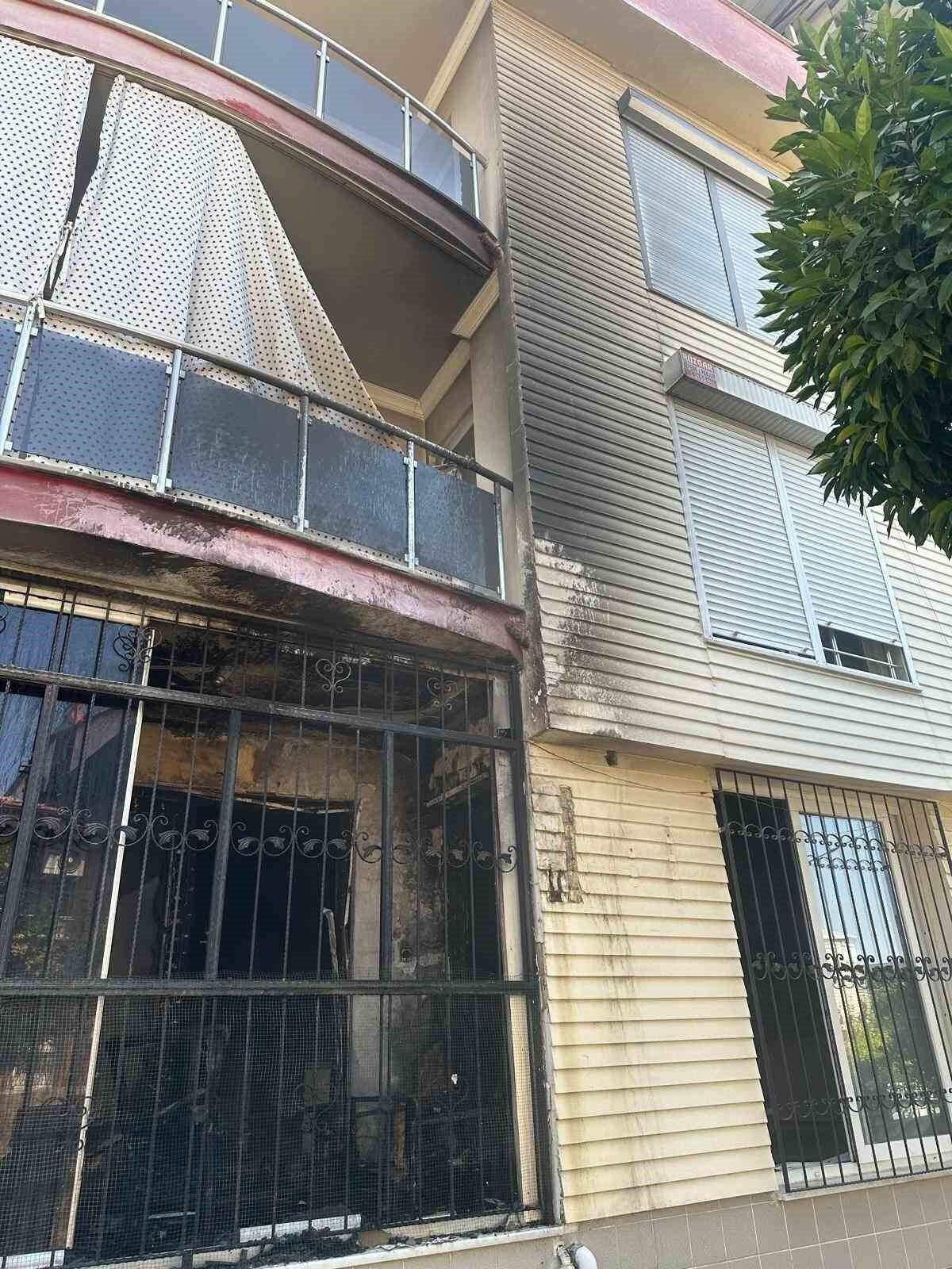 Nazilli’de ev yangını