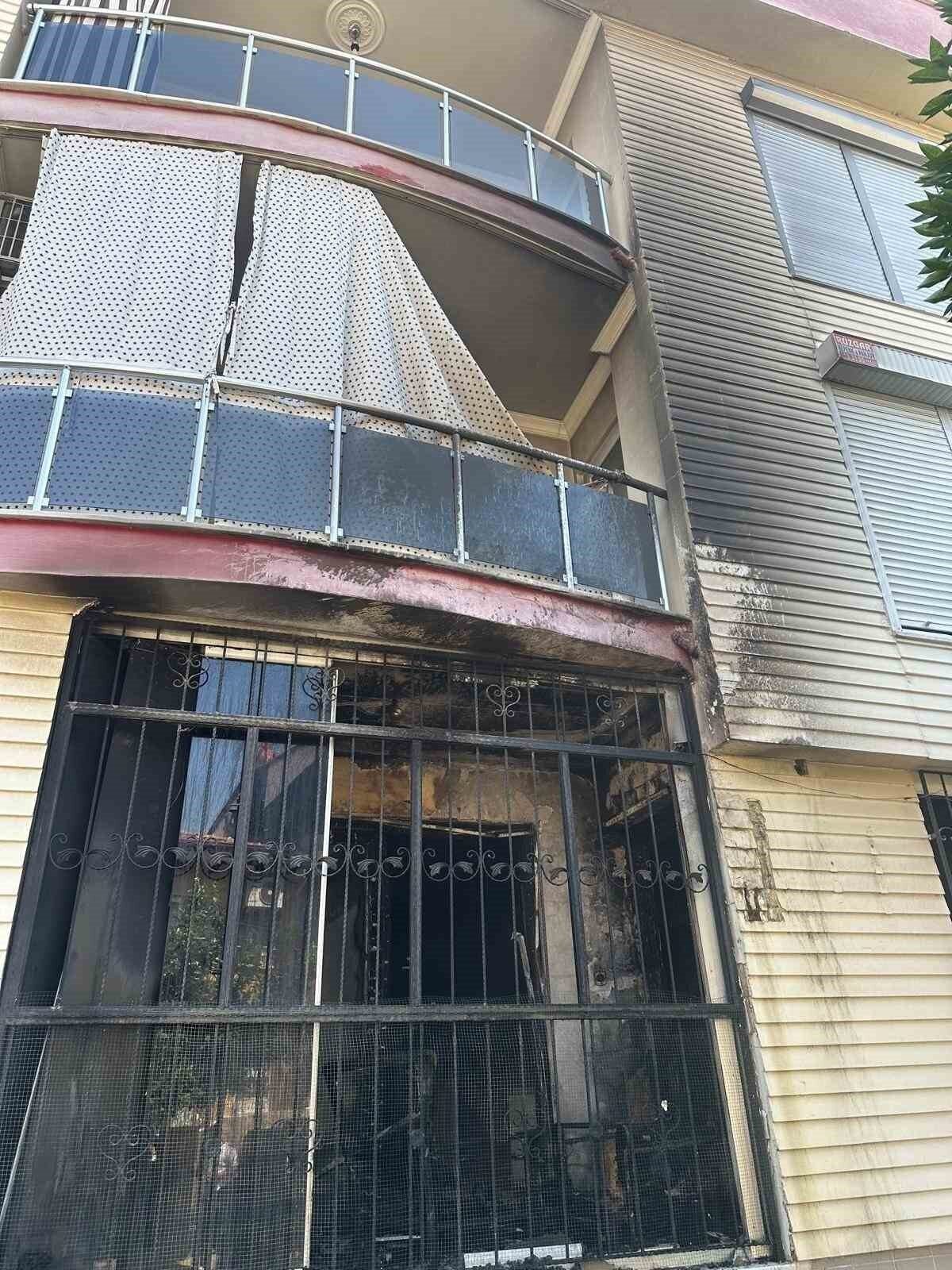 Nazilli’de ev yangını