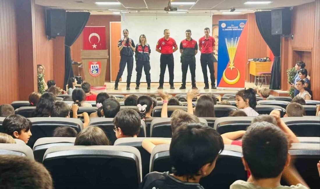 Aydın İl Jandarma Komutanlığı tarafından yürütülen bilgilendirme ve farkındalık faaliyetleri