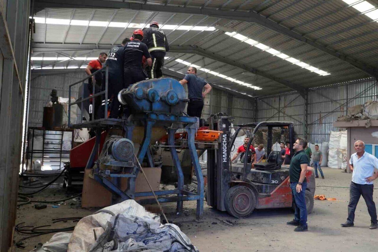 Plastik kırım makinesinde can pazarı