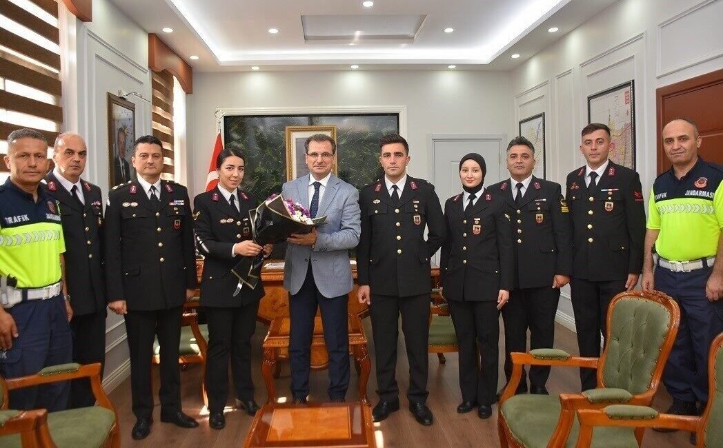 Jandarma Teşkilatı’nın 186’ncı kuruluş yıldönümü dolayısıyla Salihli İlçe Jandarma Komutanı