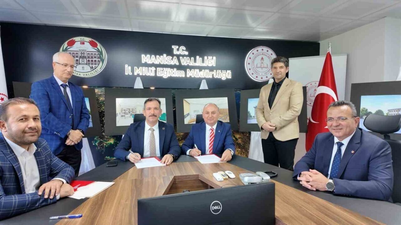 Salihli’ye modern bir okul daha kazandırılıyor