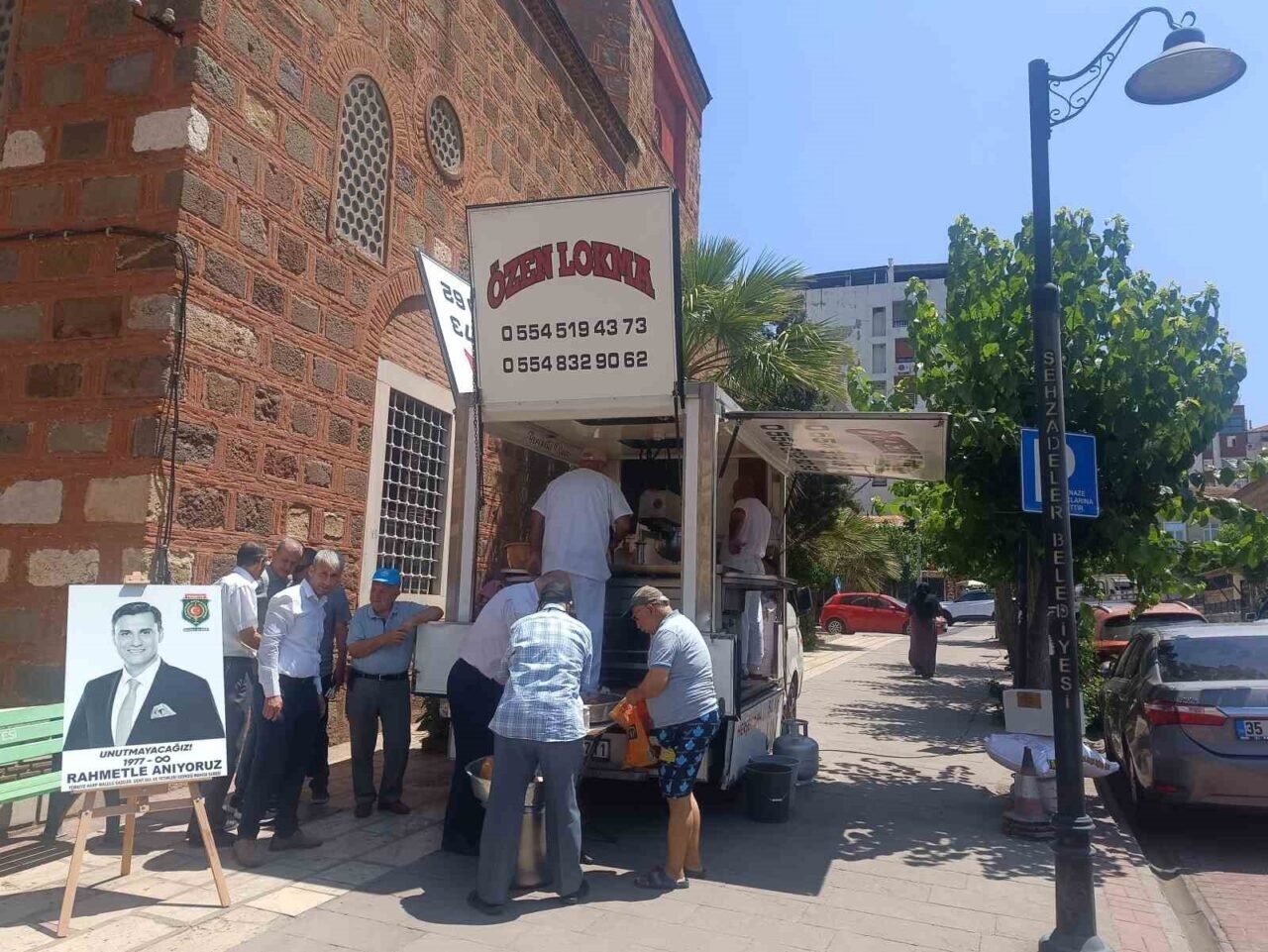 Şehit ve gazi ailelerinden Başkan Zeyrek için lokma hayrı