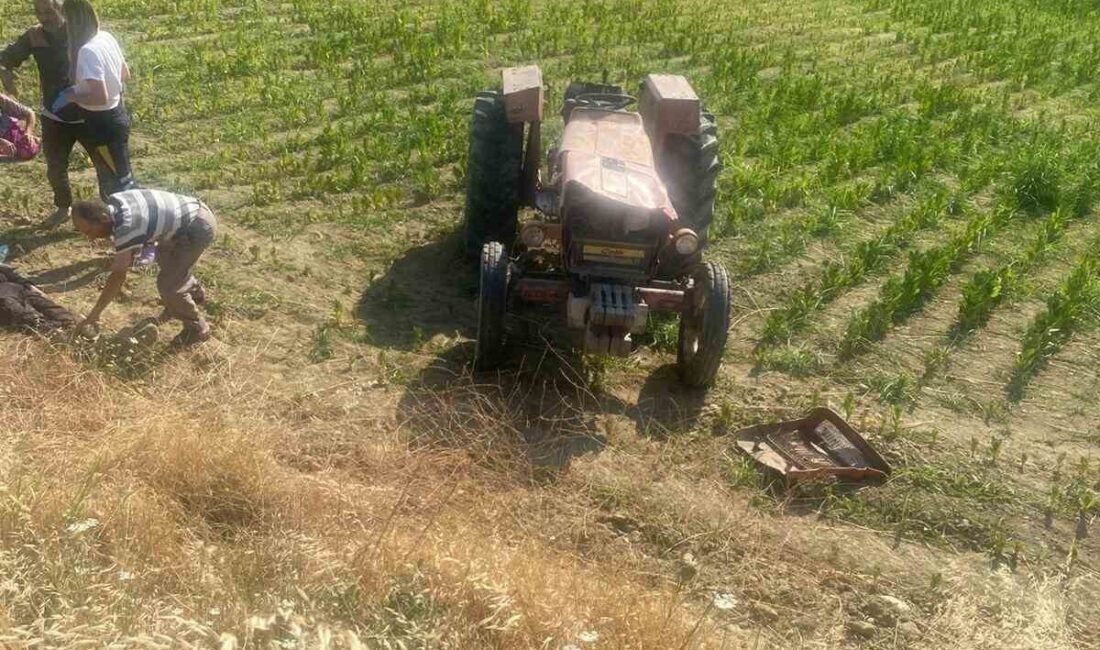 Manisa’nın Selendi ilçesinde traktörün devrilmesi sonucu meydana gelen kazada 16