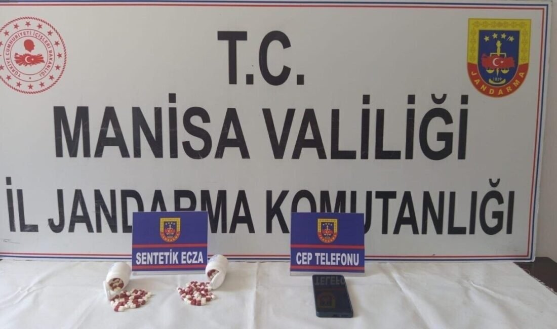 Manisa’nın Soma ilçesinde jandarma ekiplerince yapılan çalışmada, uyuşturucu madde kullandığı