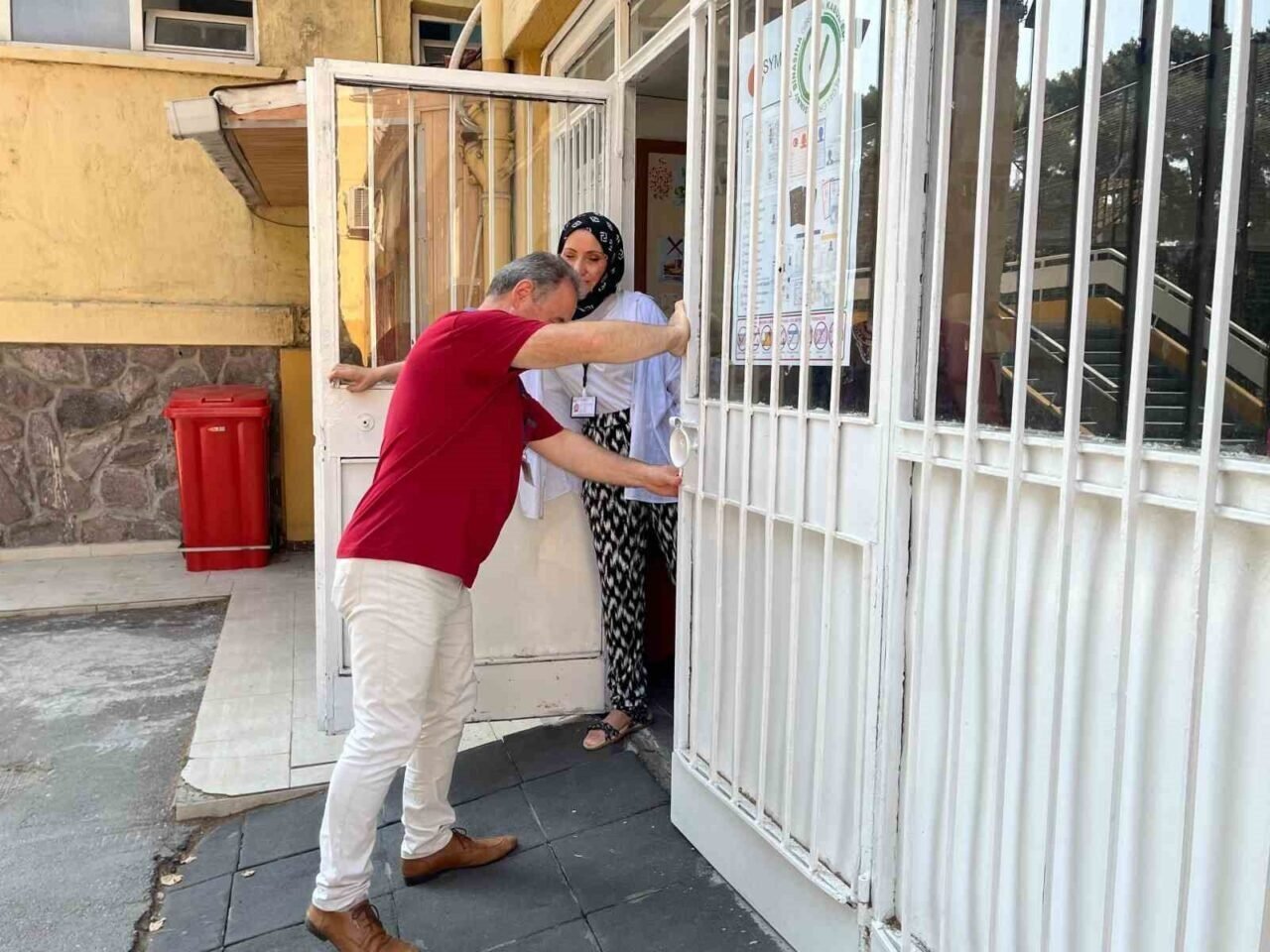 Sınava yine son anda yetiştiler