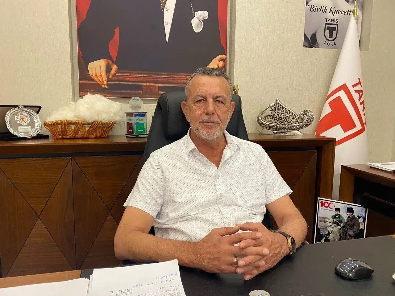 Söke Tariş Pamuk Kooperatifi Başkanı İsmail Özer’den zimmet iddialarına sert tepki Söke Tariş Pamuk Kooperatifi Başkanı İsmail Özer’den zimmet iddialarına sert tepki